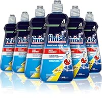 Finish Dishwashing Rinse and Shine Aid Lemon 500 mL (Pack of 6)