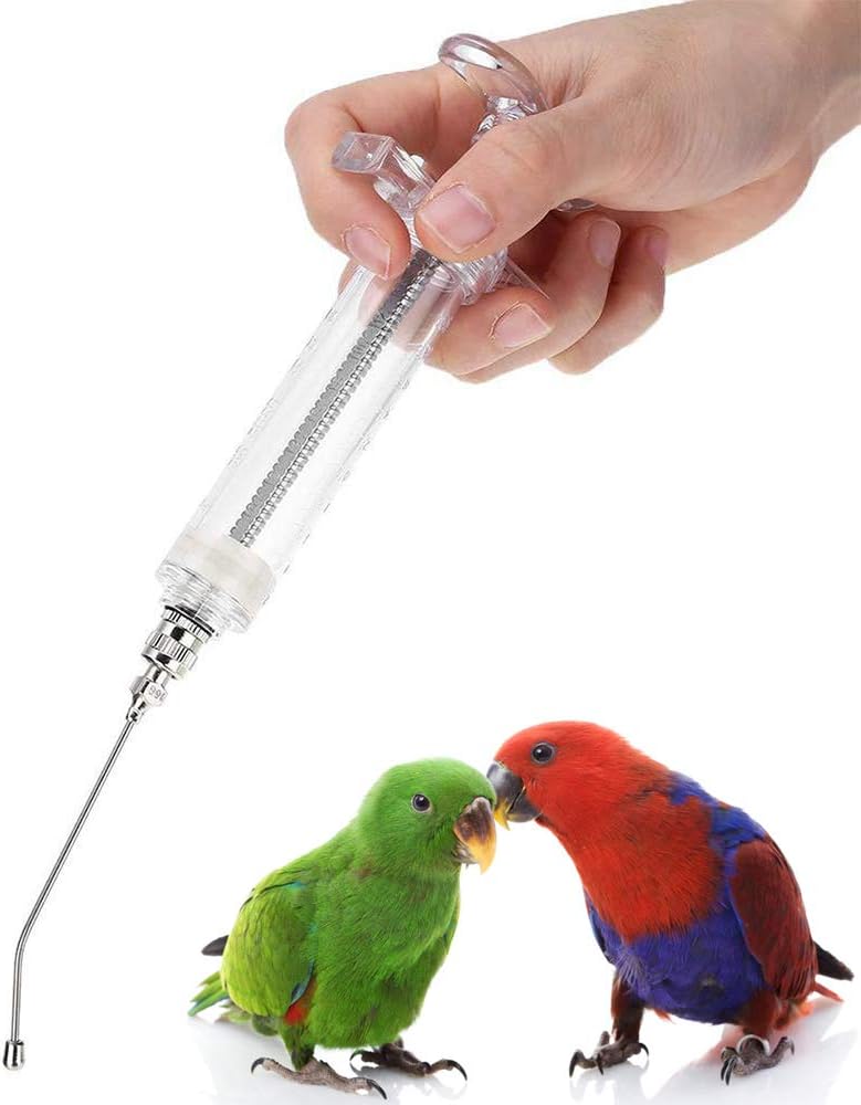Buy Liinmall Bird Feeding Syringe Feeding Tubes for Baby Birds Parrot Hand Feeding Syringe with
