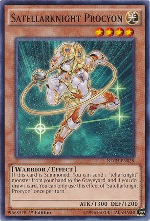YU-GI-OH! - Satellarknight Procyon (NECH-EN028) - The New Challengers - 1st Edition - Common