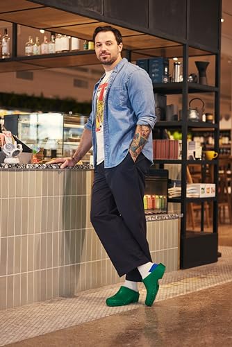 Image of CALZURO Classic Work Clogs Without Holes - Unisex Nursing Clogs - Non Slip Shoes - Autoclavable Rubber Kitchen Shoes for Women and Men -