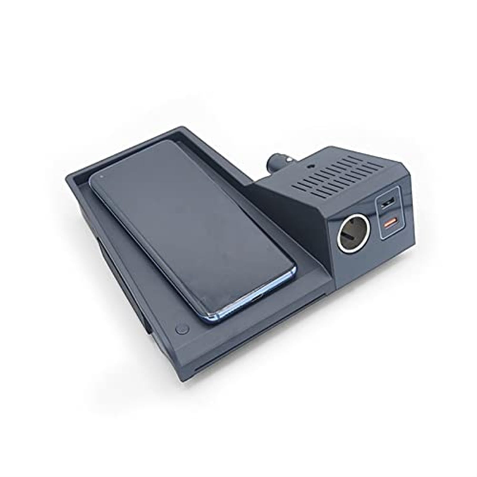 Caricabatterie wireless QI for telefono da auto da 15 W, for accessori accendisigari Crown Road/URV Pannello di ricarica del telefono Tappetino caricabatterie wireless per auto
