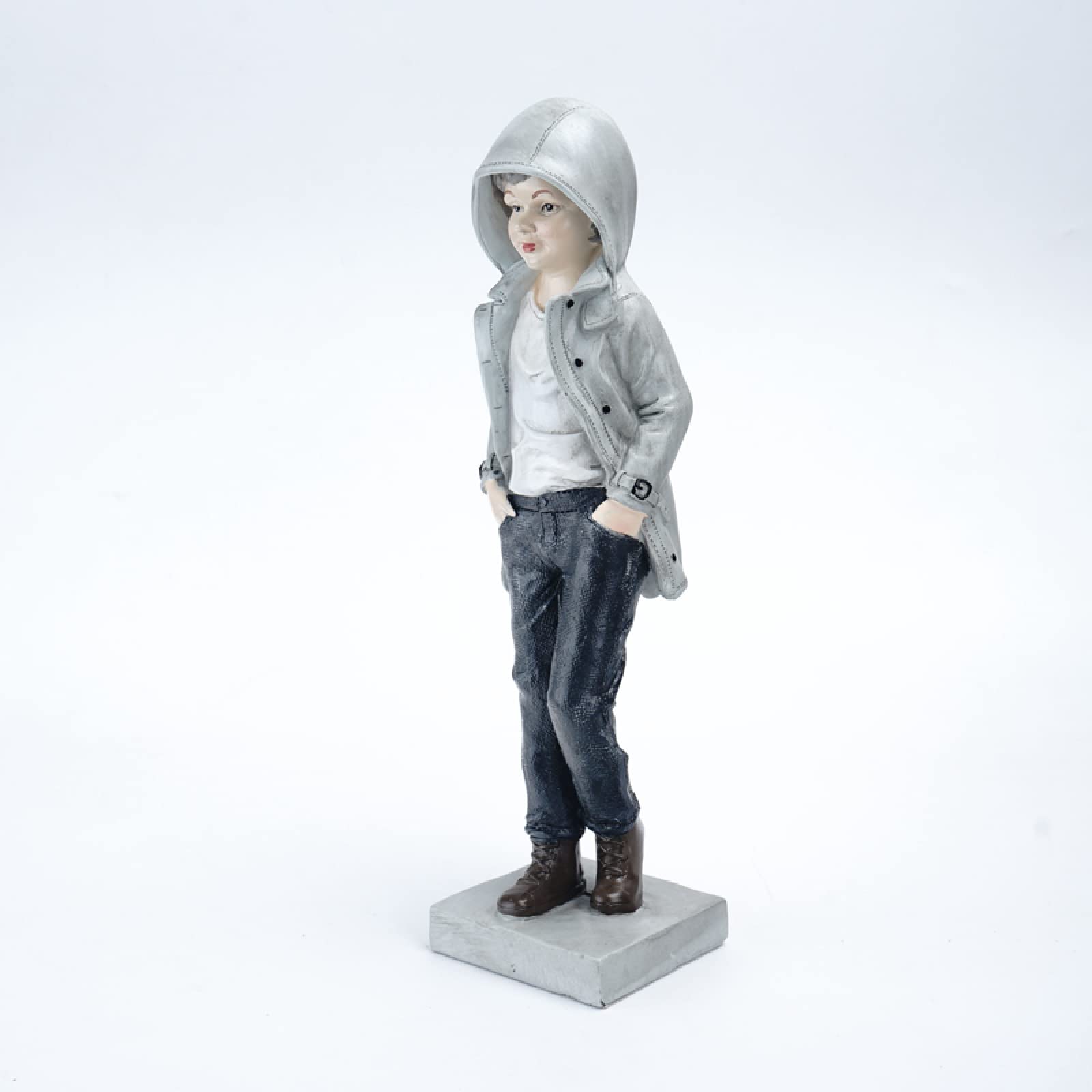 Adornos Estatua De Resina Street Cool Boy Escultura Figuras Niño