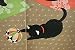 Narumi Narumikk Noren (Cortina japonesa tradicional) Gatos negros [Aguanta, no estás solo,...