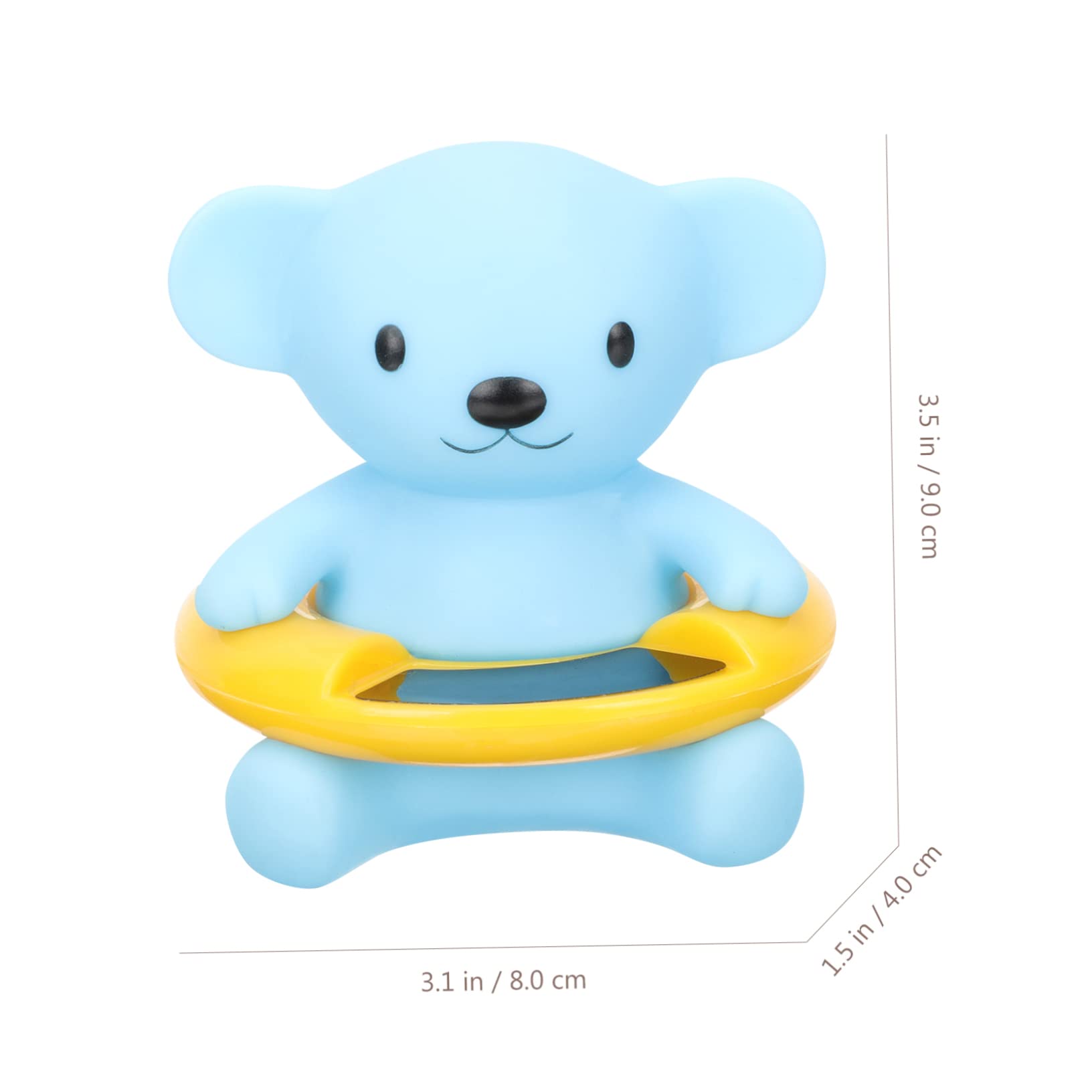 POPETPOP 3 Pz termometro per acqua termometro piscina galleggiante themomertor digitale per bambini temperatura di visualizzazione a LED per bagnetto Sky-blue