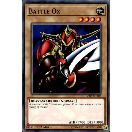 Yugioh Ss02 Ena02 1st Ed Battle Ox Common Card Speed | Desertcart QATAR