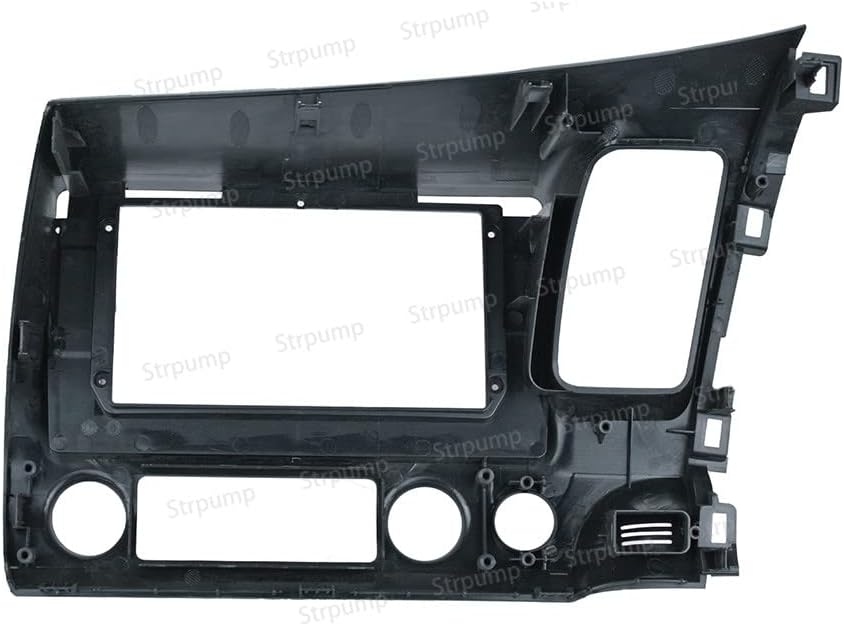 10.1'' Car Radio Stereo Dash Frame Fascia Bezel Panel Compatible for Honda Civic 2007 08 09 10 11 Left Hand Drive Install Mount Kit