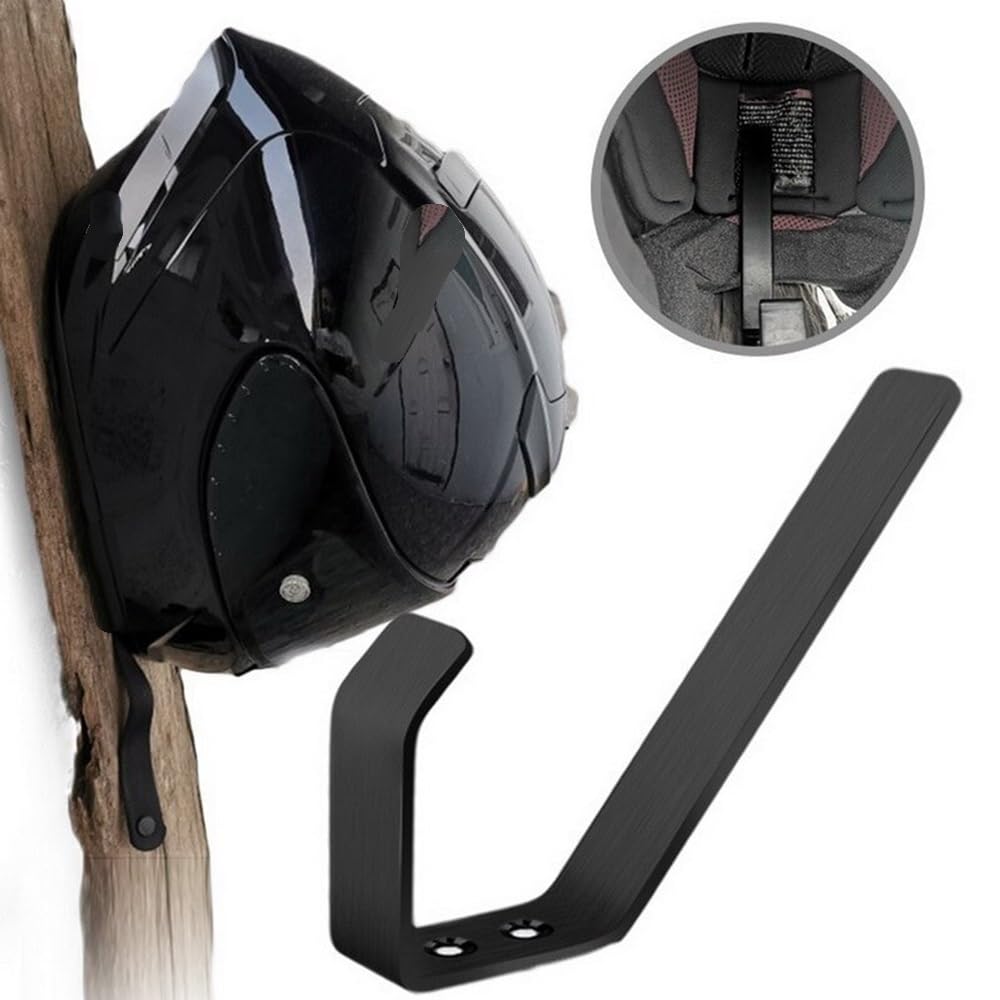 Helmhalterung Wand 2/4Pcs Motorrad Helm Halter Haken Schlafzimmer Wohnzimmer Edelstahl Hut Wand Halterung Display Rack