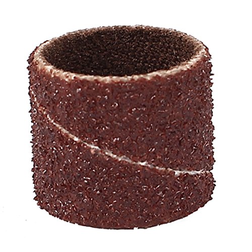 Aexit 12mm Diameter Abrasives 80 Grit Sanding Drums Abrasive Spiral Band Sleeves Rolls Model:85as447qo308