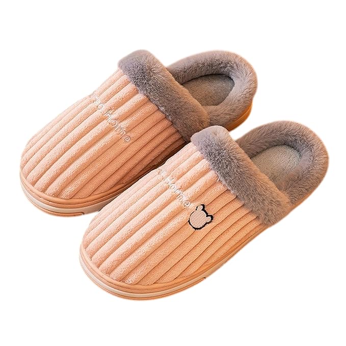 Image of Krystle Women's Comfort Slip On Closed Toe Warm Winter with Cute Design print House Clog Indoor Slipper (Multicolor) (5-11 Years)