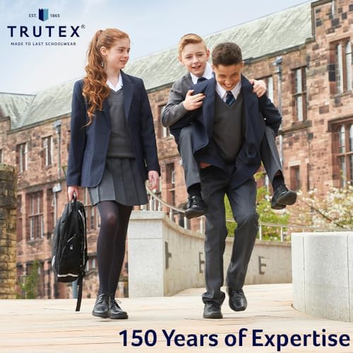 Chemises d'école blanches filles Trutex sans plis manches courtes - 2