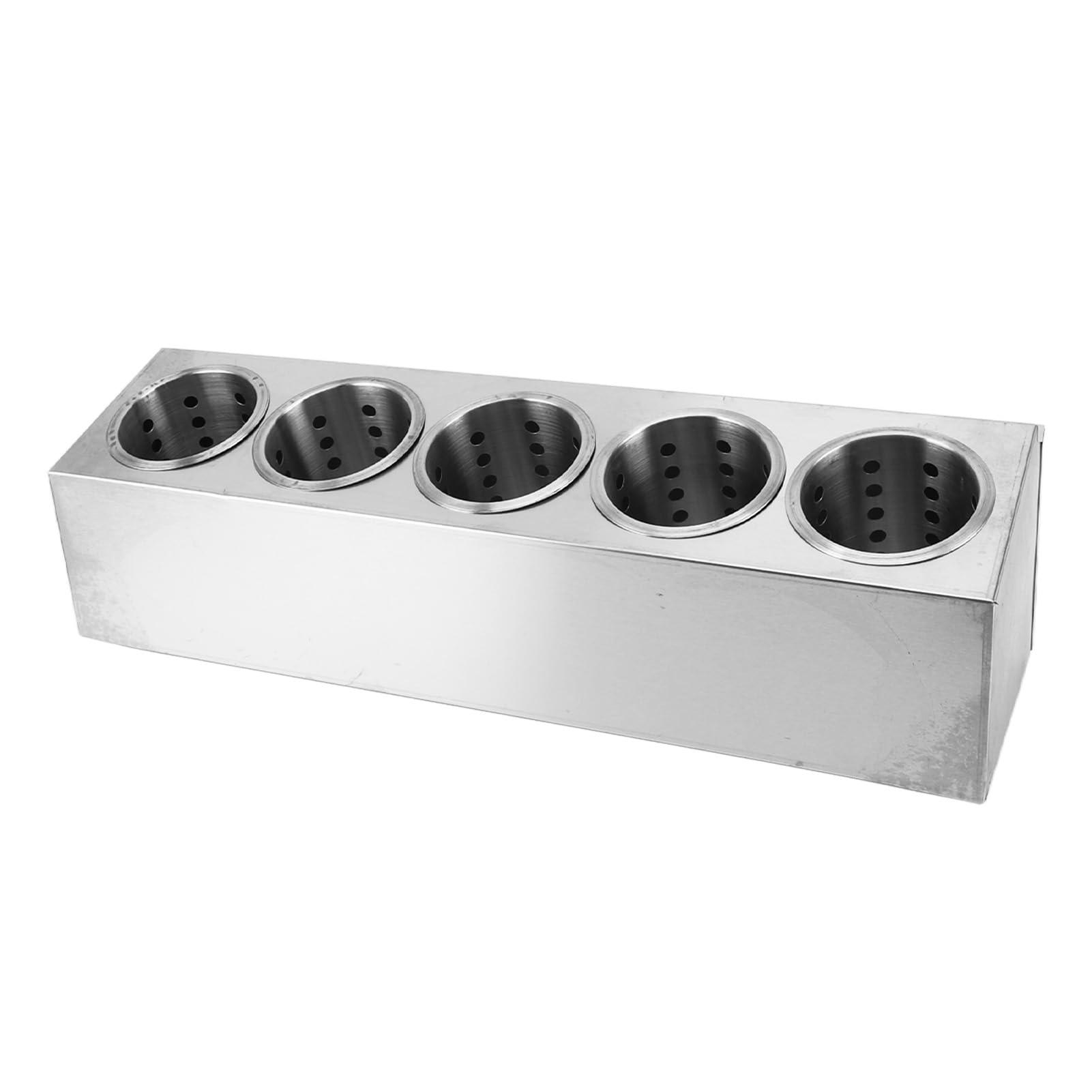 Generic Uchwyt na Przybory Kuchenne ze Stali nierdzewnej. Przestronna konstrukcja. Antypoślizgowy spód. Wielofunkcyjny Organizer do Gotowania w Domu (5 Siatka)