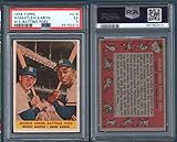 1958 Topps Regular (Baseball) card#418-psa Mantle/Aaron (psa) of the New York Yankees Grade...