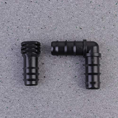 Yardwe 50PCS Plástico Bujão Do Tubo Tubulação Extremidade Do Tubo Tampa Cauda Plug Bloco de Fechamen