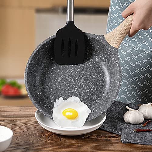 ZUOFENG Antihaft Pfanne Bratpfanne Beschichtet 20cm 24cm 28cm, Granit Pfannen Nonstick Frying Pan, Beschichtete Pfanne Für Gasherd Induktion – Ansicht 2