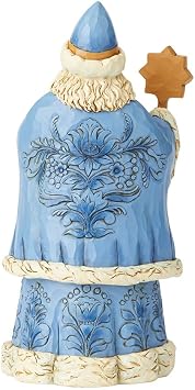 Enesco Jim Shore Heartwood Creek Christmas Around The World Ukrainian Santa Figurine, 7.1 Inch, Multicolor