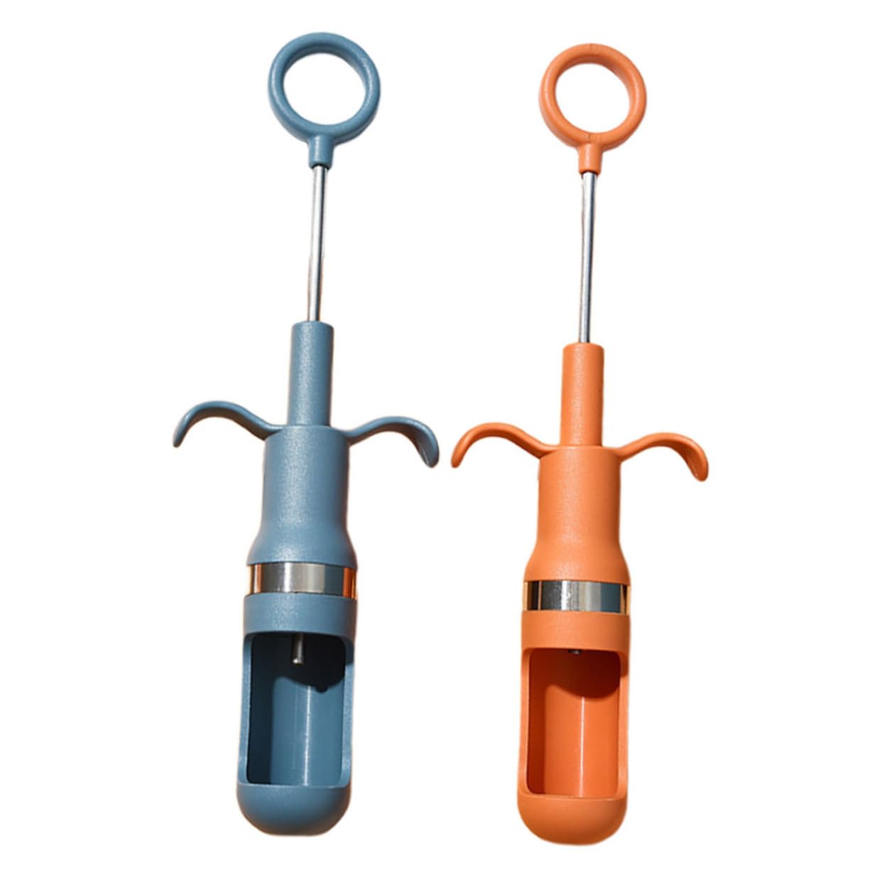 Sosoport 2Pcs Practical Jujube Pit Remover Tool Manual Cherry Core Squeezer for Core Removal Lightweight Kitchen Gadget