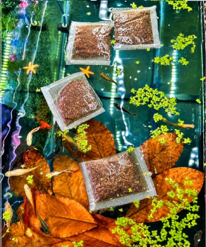 Image of Premium Indian Almond Leaf Tea Bag A+ Grade, 60 Teabags, Convenient for Collecting, Catappa Leaves Rich in Tannin. Awsome Aquarium Decorations (Tea Bag Powder).