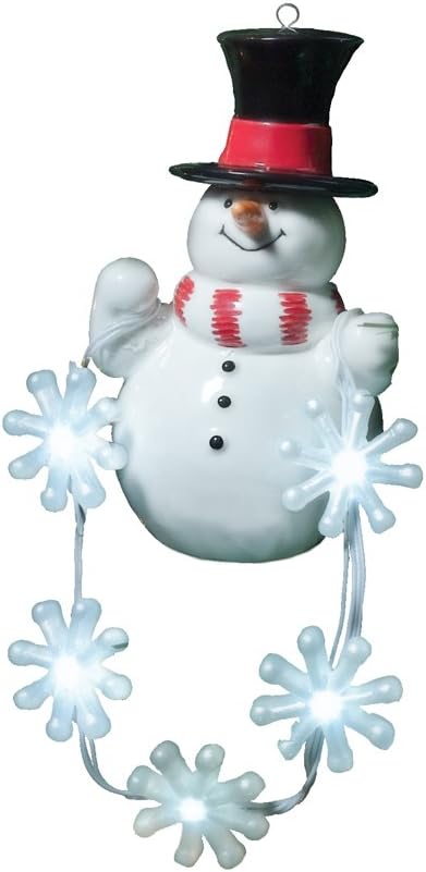 Department 56 Snowman with Snow Chaserlight