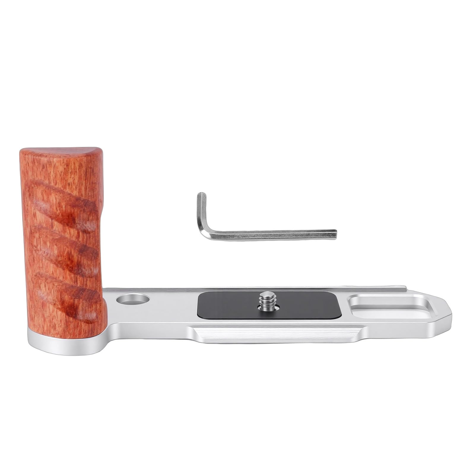 Cryfokt L Bracket Hand Grip for F2, F2A, F2S (SILVER) | Piastra a sgancio rapido, design robusto, uso esterno, funzionamento regolare