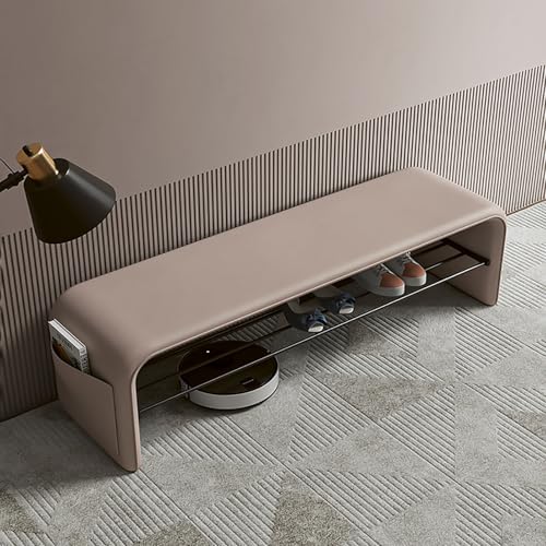 Banc d'entrée sans accoudoirs pour optimiser l'espace des petits couloirs