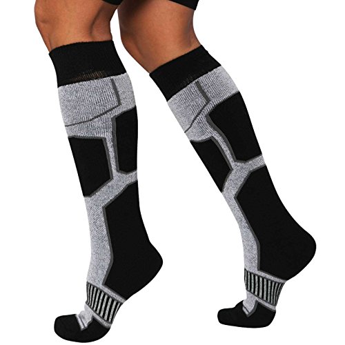 image for Pure Athlete Snowboard Socks - Comfortable Warm Outdoor Socks for Skii