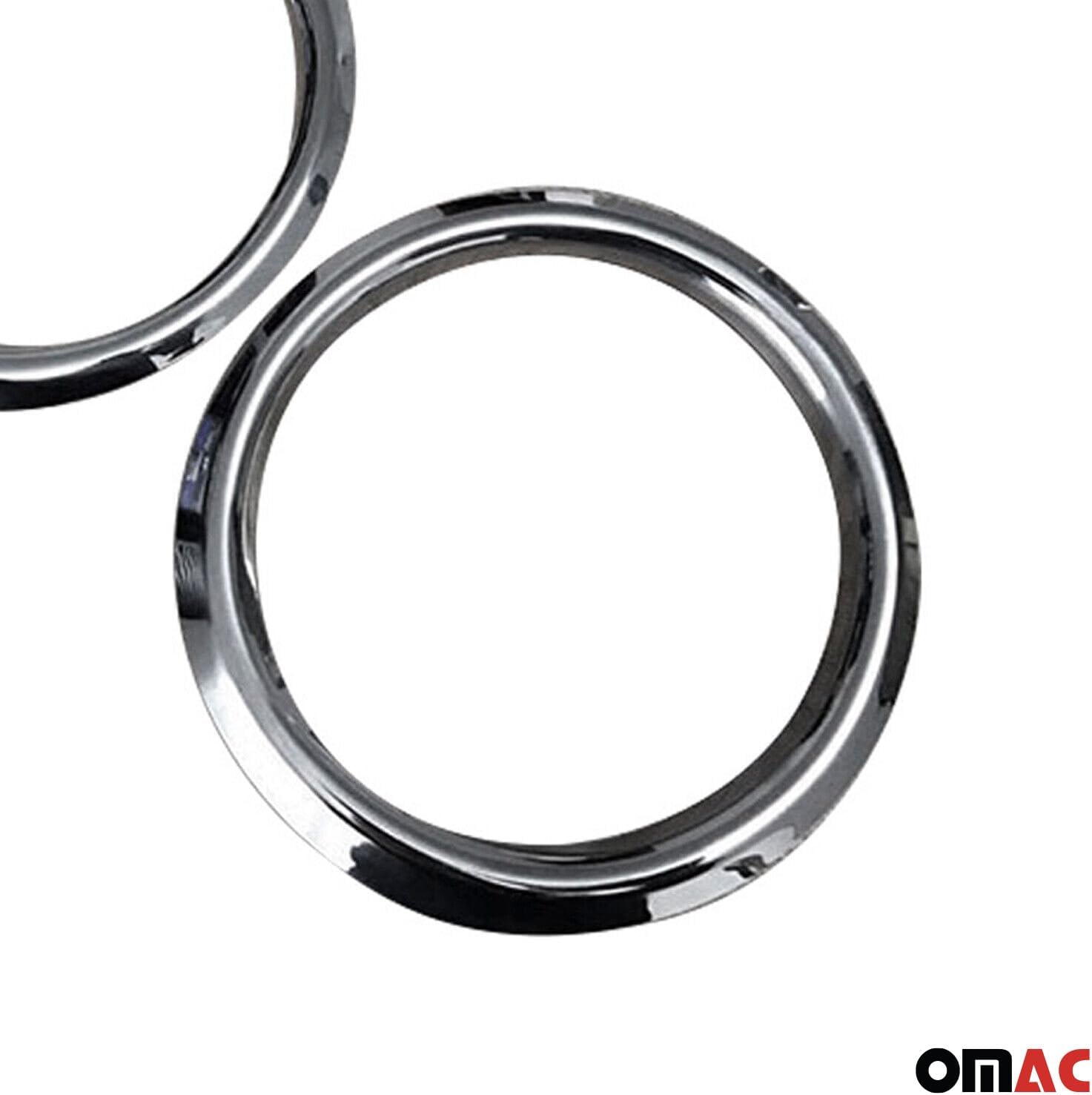 OMAC Fog Light Lamp Bezel Cover for Kia Sorento 2011-2013 Stainless Steel 2 Pcs