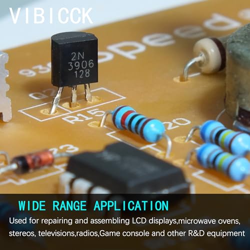 image for VIBICCK 10 Values 300 Pieces Assorted Type General Purpose TO92 Transi