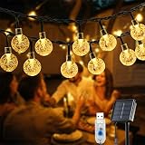 【Energía dual mejorada】: Nuestras cadenas de luces solares ahora incorporan tanto energía solar como USB. Las cadenas de luces solares OxyLED están equipadas con un conector de carga USB, y se pueden cargar en condiciones de poca luz solar. Aún en invierno o en época de lluvias, puede seguir funcionando sin ninguna interferencia.