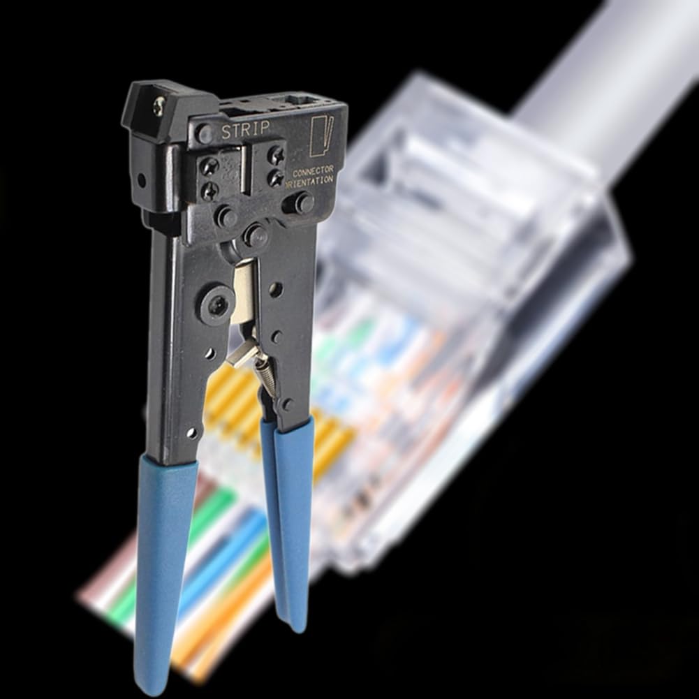 3X para RJ45 8P8C 8P LAN Ethernet Cable Cable Alicates Crimpadora Herramienta de Crimpado