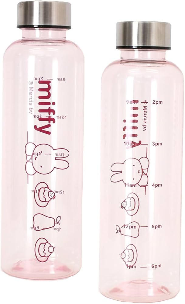 Amazon | ミッフィー☆タイムマーカー付き500mlウォーターボトル 水筒