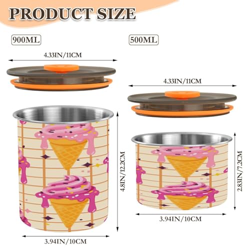 Envase Hermético de Acero Inoxidable para Café 500ml miniatura 2