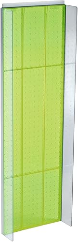 Miniatura 2 de Azar 700350-GRE Pegboard Powerwing Display 13.75 pulgadas de ancho por 44 pulgadas de alto, color verde translúcido