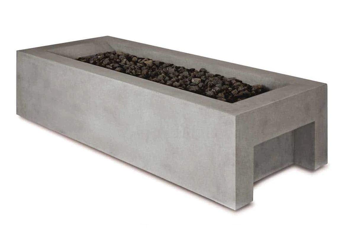 Buy Lyra 42" Concrete Fire Pit Table 42″ L x 24″ W x 15″ H Liquid