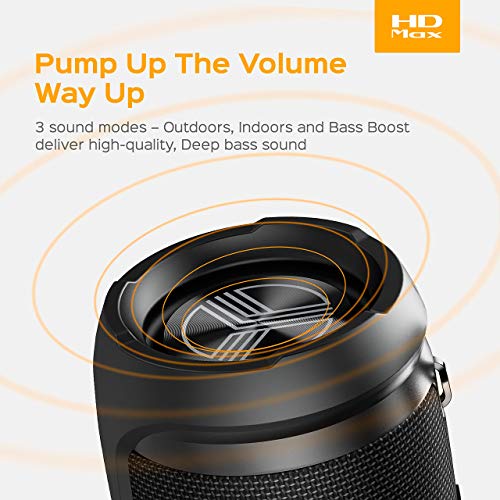 Treblab Hd-Max - Big Loud Bluetooth Speaker-50W,20H Battery, Powerbank, Tws,Ipx6 Waterproof|Loud Portable Speaker With Deep Bass|Wireless Outdoor Speakers W/Type-C Connector & Carrying Strap(Renewed) #TOP2