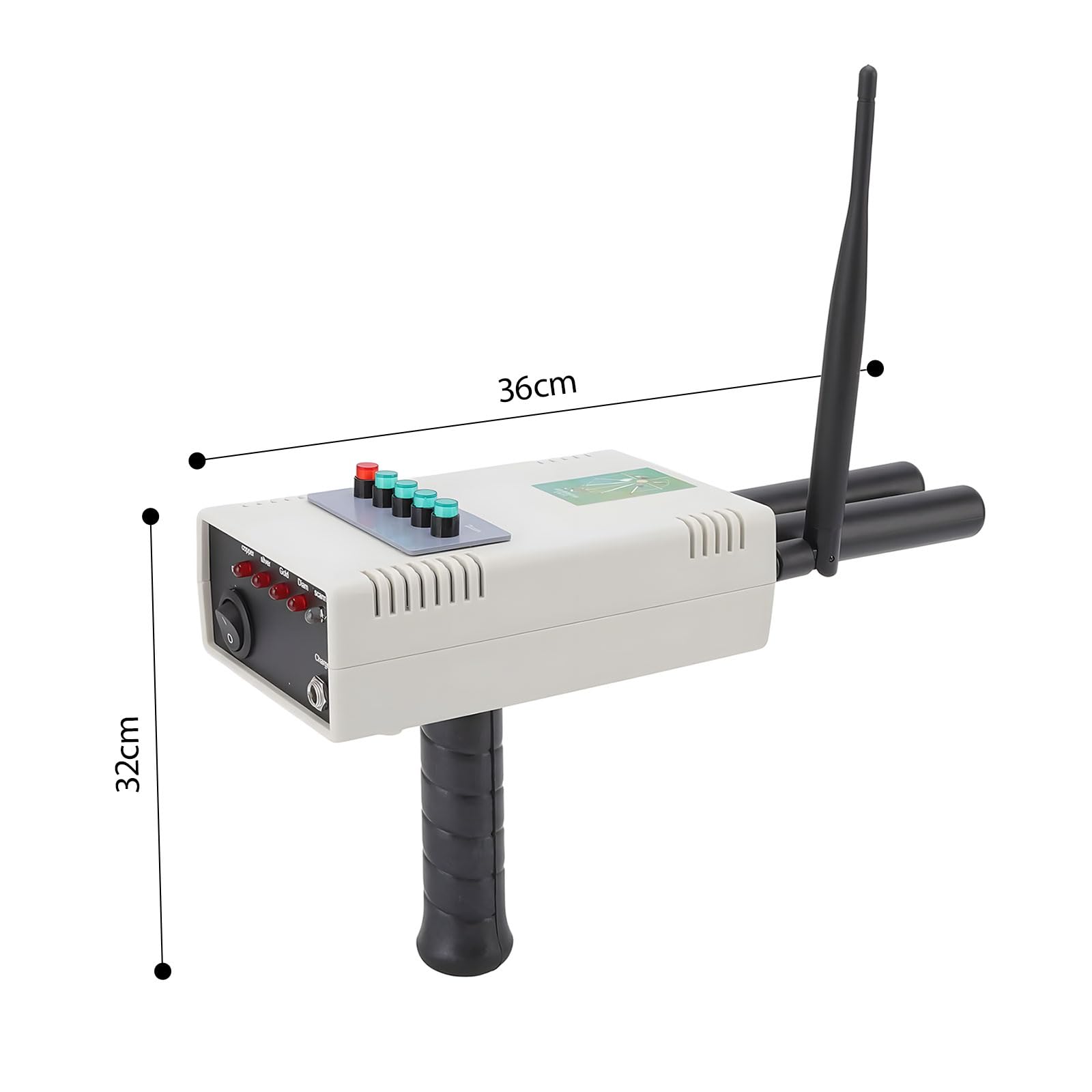 Detector de metales profesional para tesoros con tecnología avanzada de búsqueda a distancia e identificación de ubicación