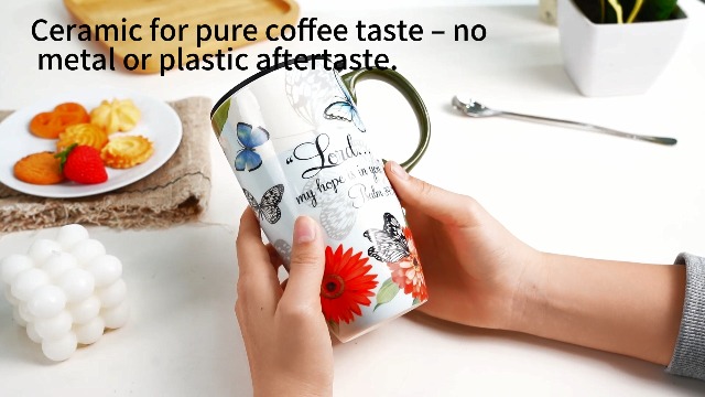 Amazon.com: Topadorn 17oz Ceramic Travel Mug with Lid, Christian