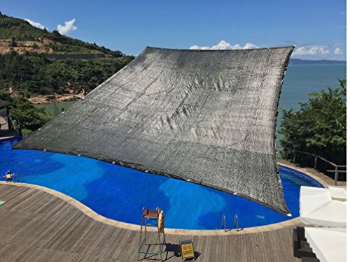 Perfect Sunblock Shade Cloth with Grommets 70% 10 ft x 20 ft Black for Plant Cover Greenhouse Barn Kennel Pool Pergola… - Image 7