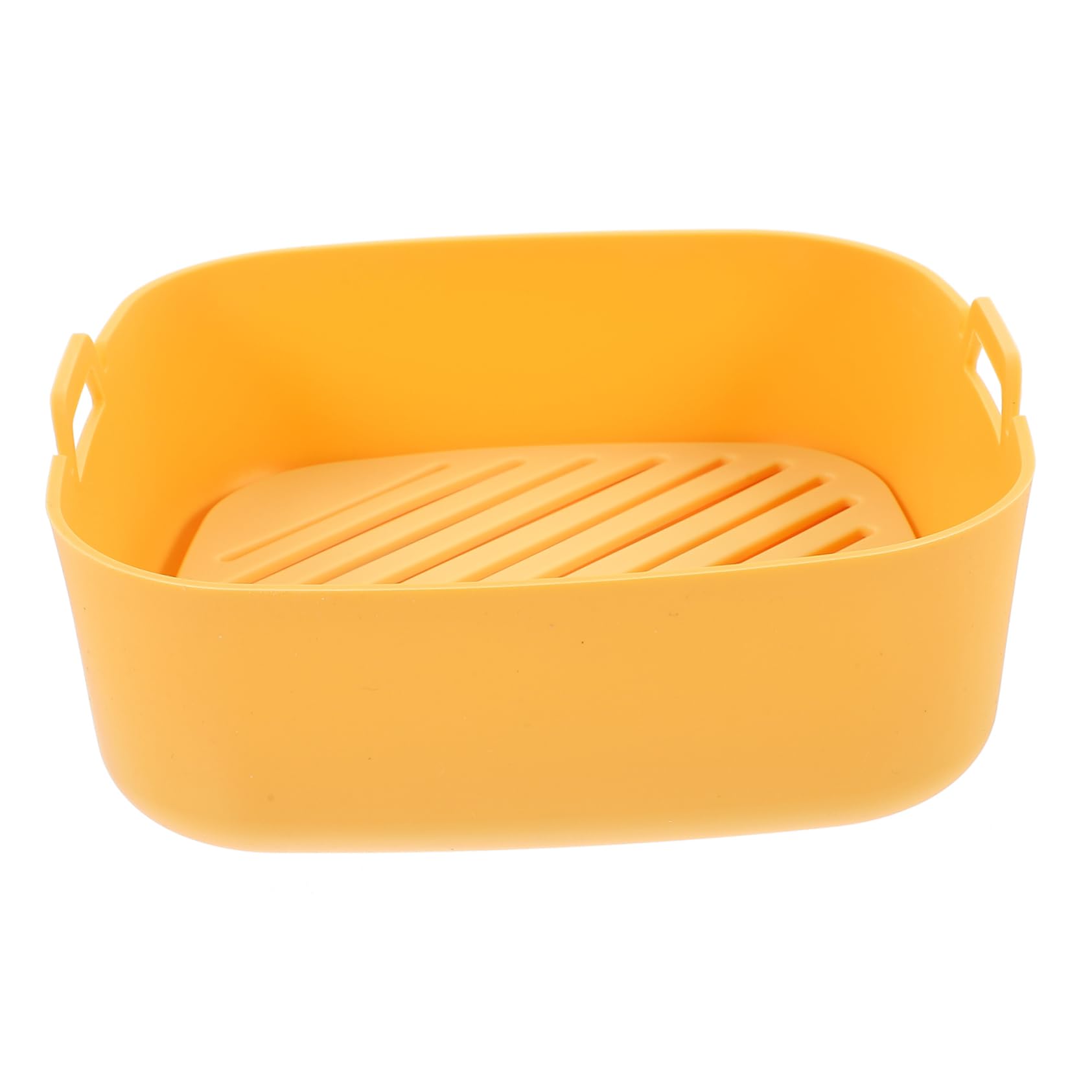 Zerodeko Ir Fryer Accessories Silicone Liner Handles Heatproof Baking Pad for Air Fryer Pan Reusable for Chips Chicken Snacks