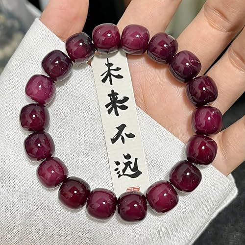 Image of MUDI Bracelet For Women, Bodhi Seed Beads Bracelets Fidget Healing Energy Protection Stretch to My Man Jewelry Gift