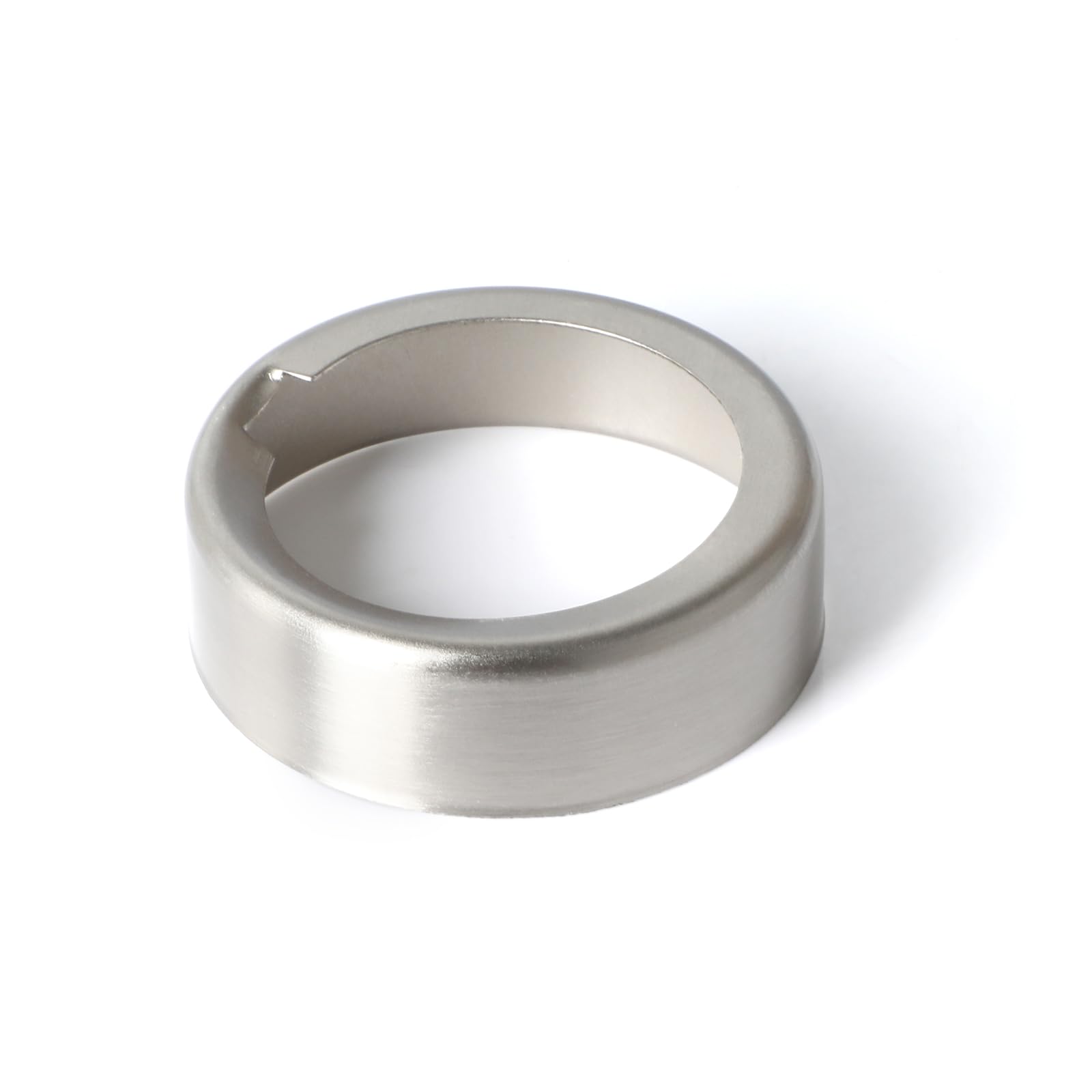 Unicozin Metal Lamp Shade Rings, Socket Ring for E26 Sockets, Lamp Holder for Glass Lamp Shades, Brushed Nickel 1Pcs