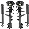 COMPLETESTRUTS - Front Complete Strut Assemblies with Coil Springs and Rear Shock Absorbers Replacement for 2007-2009 Hyundai Santa Fe - Set of 4