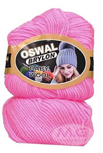 Image of OS WAL 100% Acrylic Wool Magenta 4pc Wool 4 ply Wool Ball Hand Knitting Wool /Art Craft Soft Fingering Crochet Hook Yarn-AM Art-AEBJ