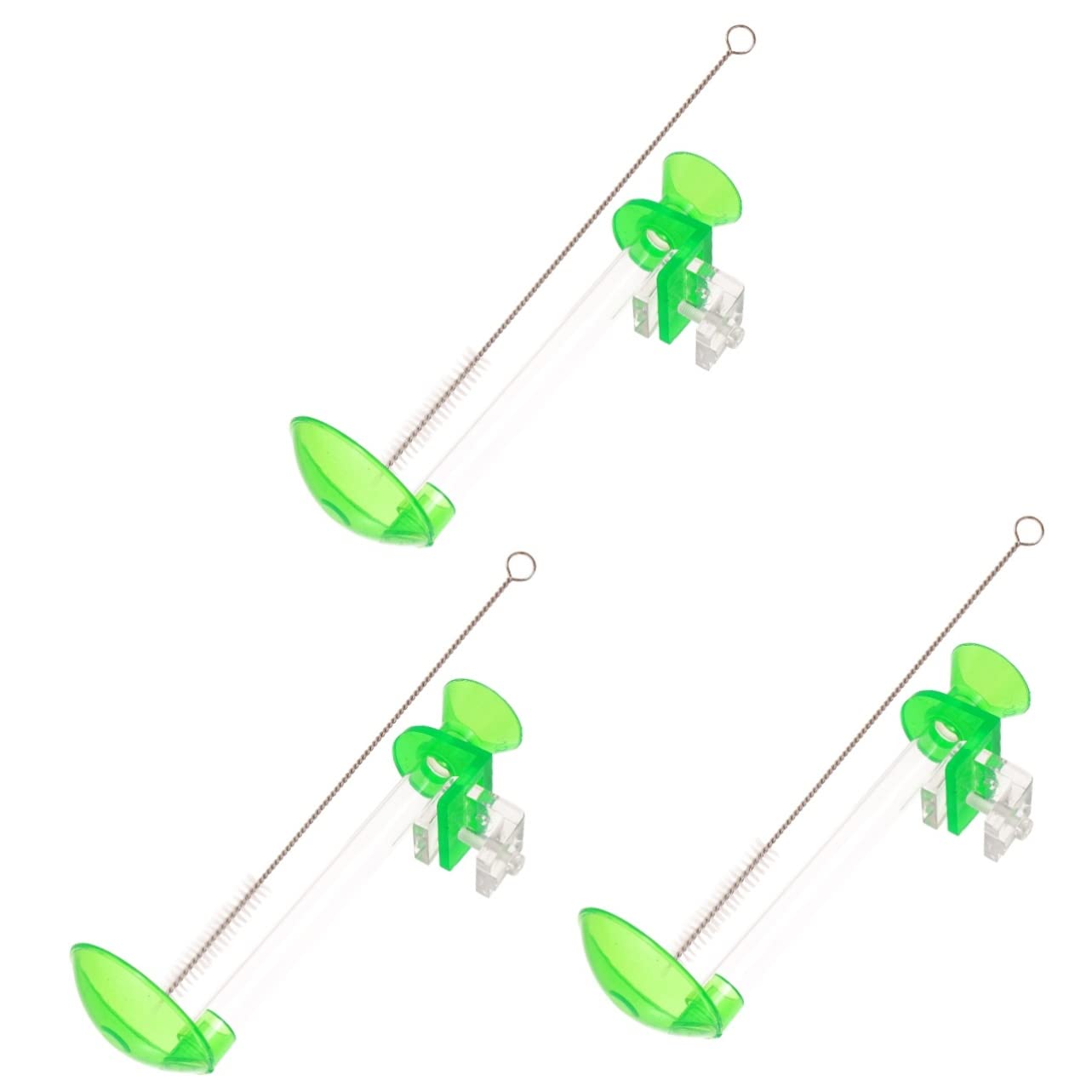 3sets Convenient Transparent Shrimp Feeder Easy Installation for Fish Tanks Prevents Waste for - Aquatic Pets Includes Cleaning