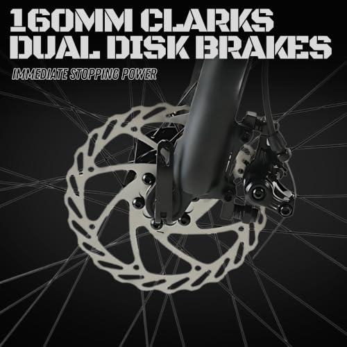 Image of FitTrip Dominator 27.5 Inch MTB | 21 SPD Shimano Gearset | Zoom Lockout Suspension | Imported Clarks UK Dual Disk Brakes | Geared MTB Cycle for Men & Women (Dark Edition)