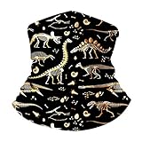 PTHAHNIL Dinosaur Print Neck Gaiter Face Scarf Cover Mask-Dust Sun Protection Hiking Cycling Riding...