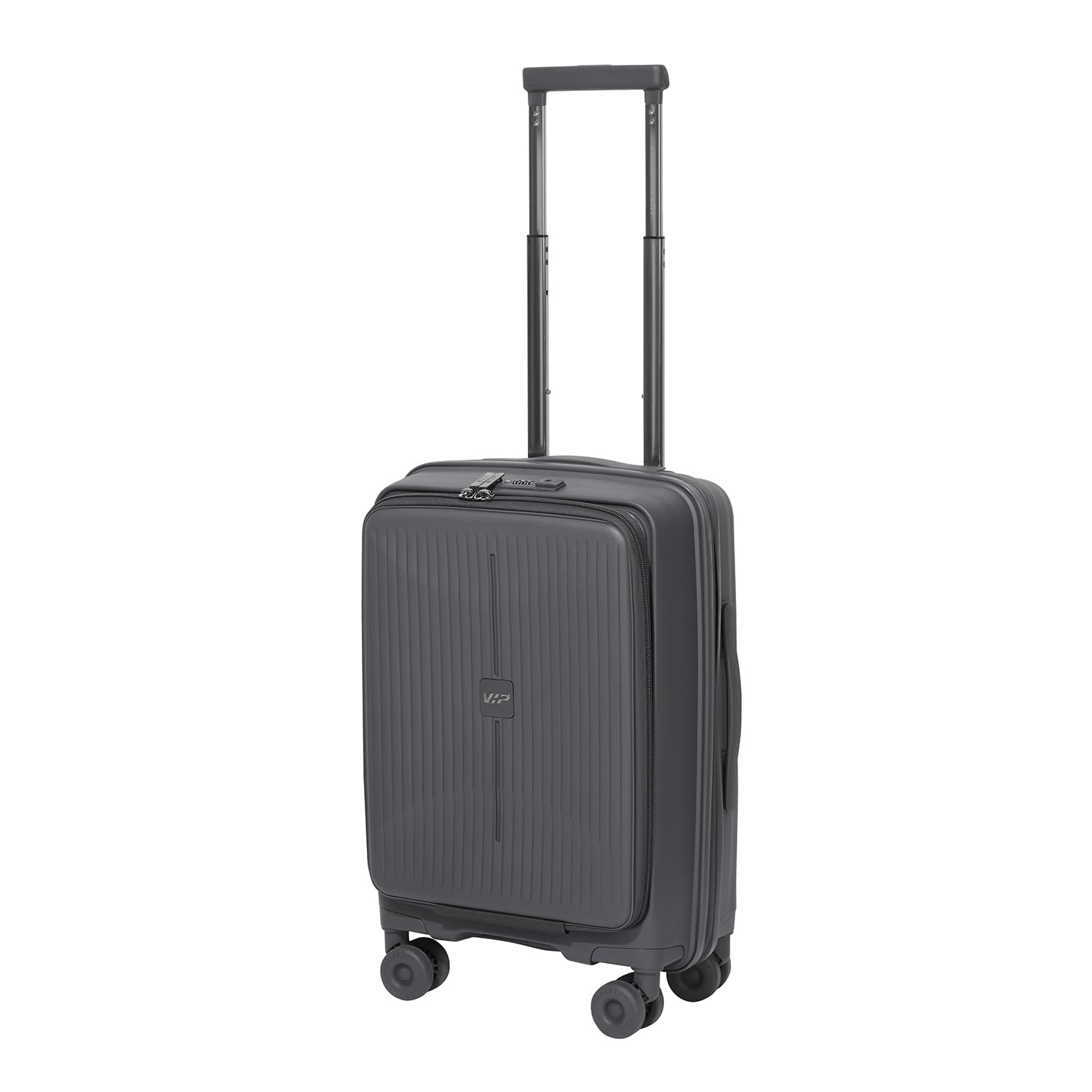 MAXXPLUS Expandable Cabin Trolley Bag 54.5cm | Small | Hard Luggage | 8-Wheel Business Travel Suitcase with 15.6" Laptop Compatible | Flushed TSA Lock | 3 Years International Warranty (Grey)-image-42