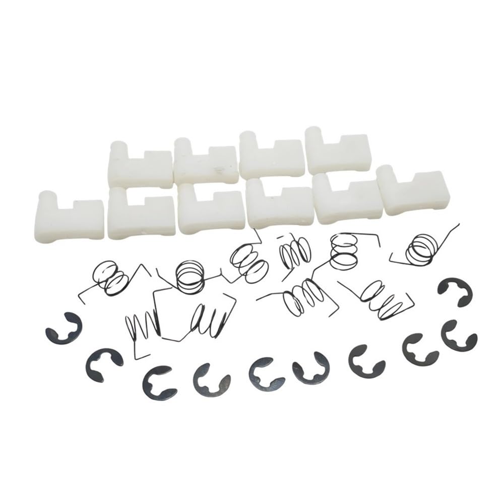 Juego de Clips de Resorte for Perro con trinquete de Volante de Arranque de rebobinado de 20 Piezas Apto for motosierras 4500 5200 5800 45cc 52cc 58cc