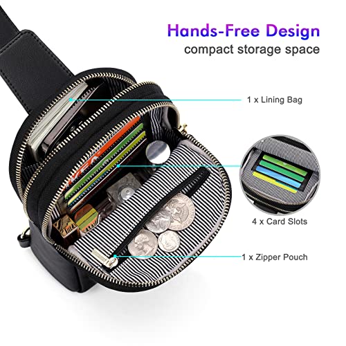 Nuoku Backpack Purse For Women, Crossbody Bags For Women, Sling Bag For Women, Small Rfid Wallet, Cell Phone Wallet #TOP2