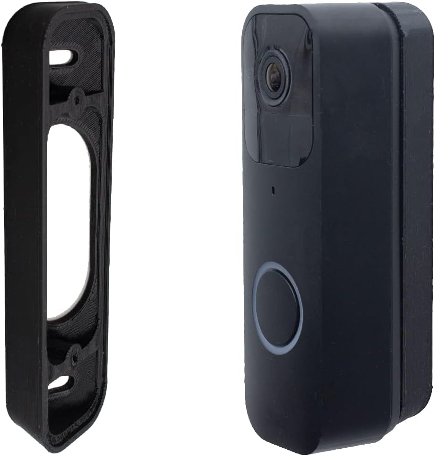 Gestech 15° 30° or 45°Degree V2 Doorbell Angle Corner Mount for Blink Video Doorbell Fixed Mount (30° Angle Mount)