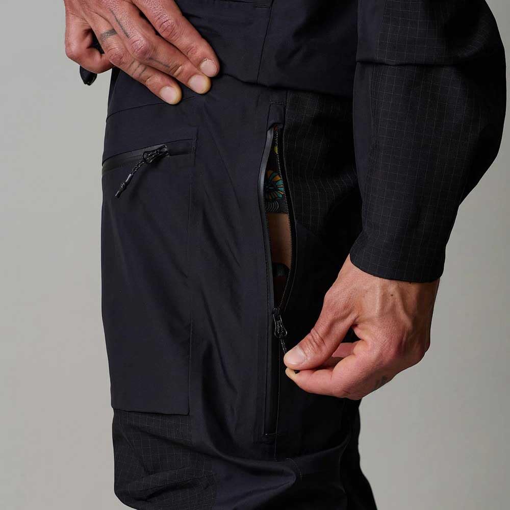 ION Shelter 3L Unisex Fahrrad Pant Regenhose lang schwarz 2025